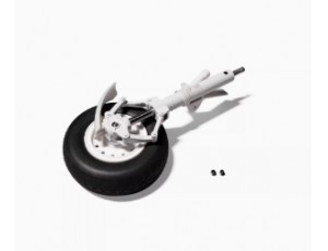 Freewing A-10 V2 Thunderbolt II Twin 80mm EDF Jet Main Landing Gear Strut & Wheel Part - Left